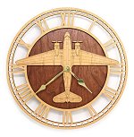 Douglas DC-3 Airliner<br>10-14 Inch Wall Clock